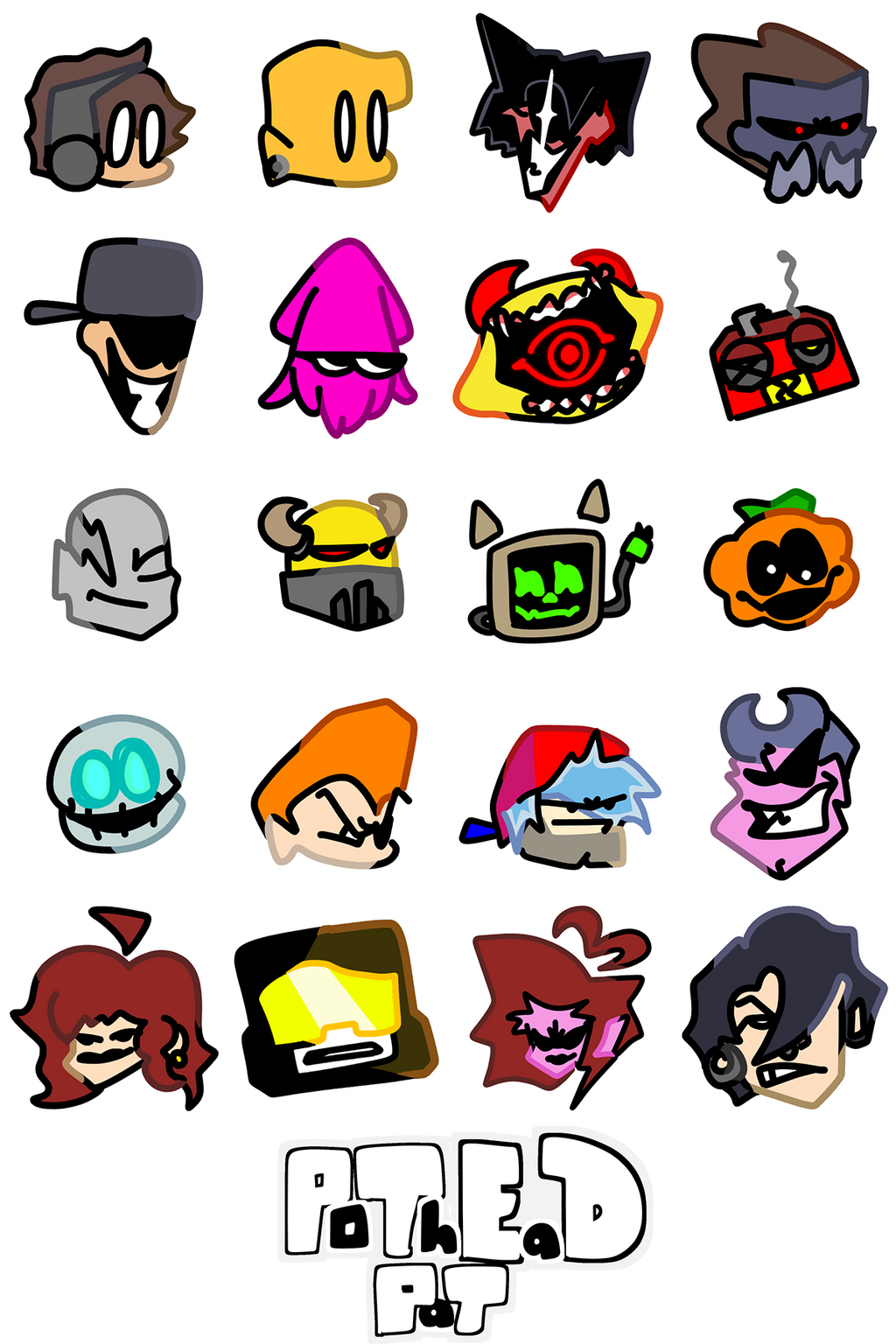 Pothead Sticker Sheet!